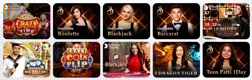 Giochi di casinò dal vivo SLOTMANIAX CASINO